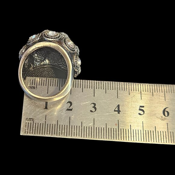 ✨ Premiere Designs Crystal Dome Ring – Size 10 Statement Bling ✨ - Picture 4 of 4